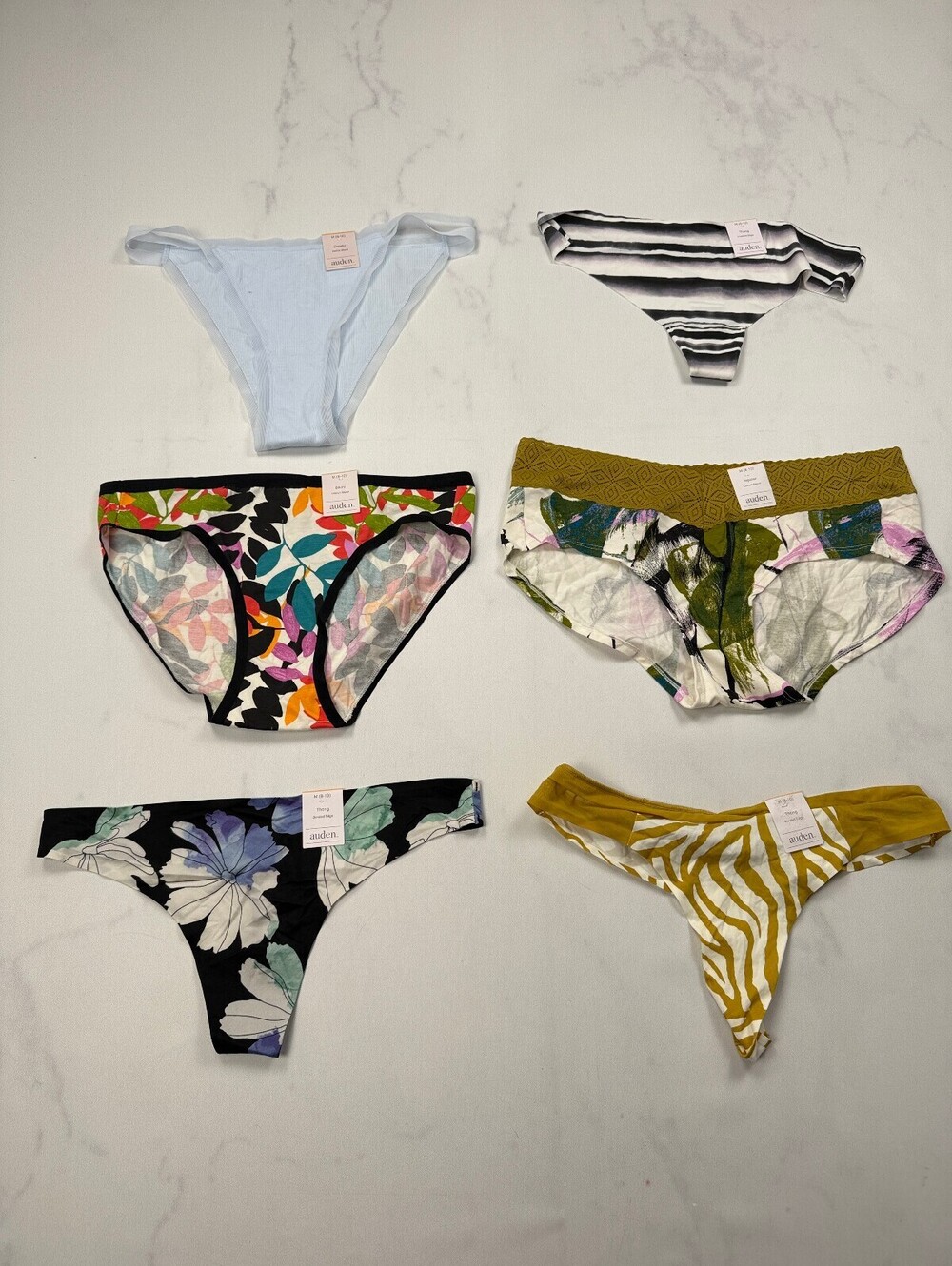 Auden Printed Bikini Lot Multi 2010s Printed Lot of 6 - Women M